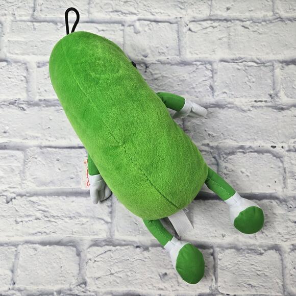 Fiesta Mr Pickle Plush 12 inch Green Mustache Eyeglasses - Picture 9 of 16